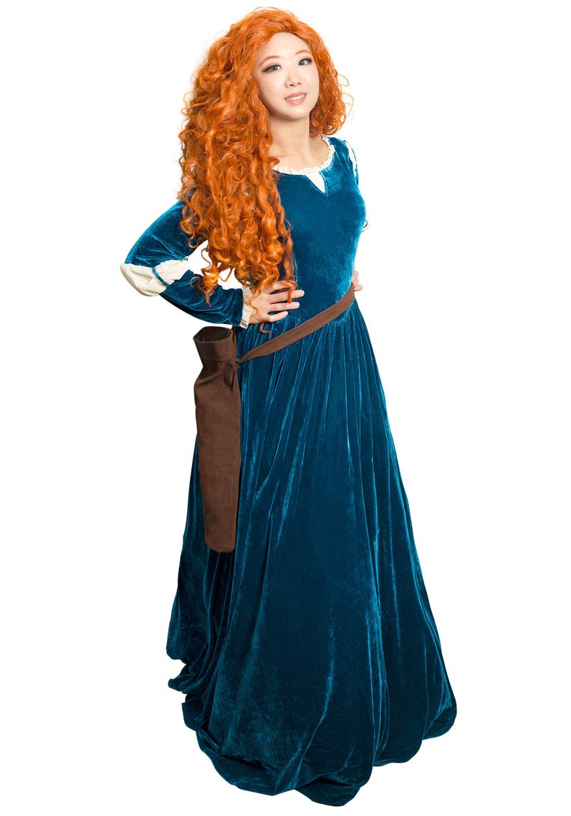 DAZCOS US Size Adult Princess Cosplay Costume Renaissance Medieval Dress with Quiver (X-Small) - Image 2